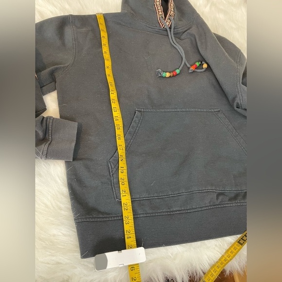 Without Walls Trail Men's Black Hoodie with Beaded Accents - Picture 10 of 11